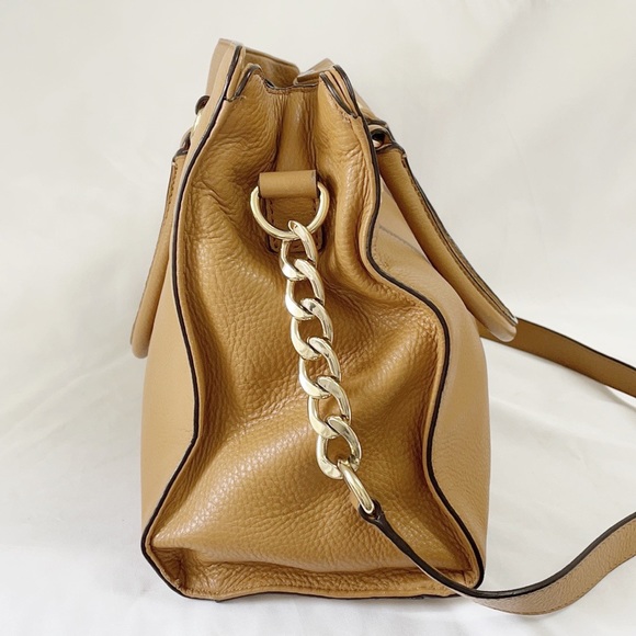 MICHAEL KORS Large MariGold Leather Satchel/Tote Bag - Picture 4 of 10